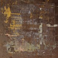 3d abstract grunge brown yellow pink wall background