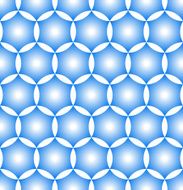 blue seamless pattern with circles
