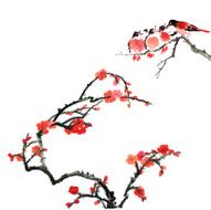 plum bloom and animal N73