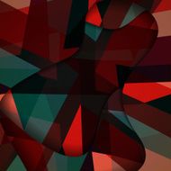 Abstract dark shape illustration N3