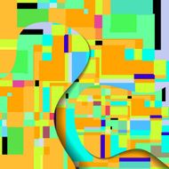 Abstract colorful illustration N19