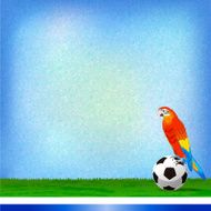 Brazil and Football background
