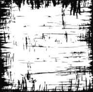 scratched frame