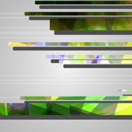 Abstract futuristic geometric shapes N77