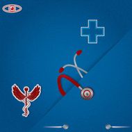 Abstract medical background N2