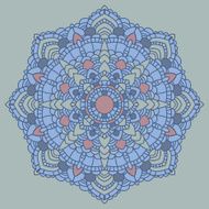Mandala Indian decorative pattern N16