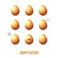 Vector colorful eggs N2