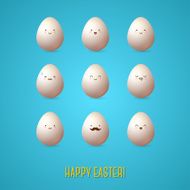 Vector colorful eggs N3