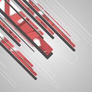 Abstract futuristic geometric shapes N83