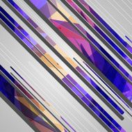 Abstract futuristic geometric shapes N84