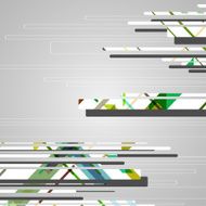Abstract futuristic geometric shapes N86