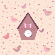 Cute clocks with birds N2