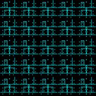 printed circuit board pattern eps10