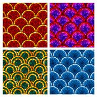 circular brick pattern