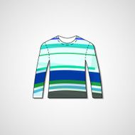 Abstract illustration on sweater N160