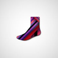 Abstract illustration on sock N165