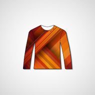 Abstract illustration on sweater N166