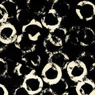 Abstract brown circle grunge black background