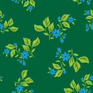 dark green floral texture