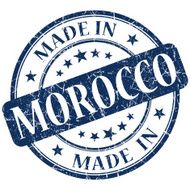 made in morocco stamp