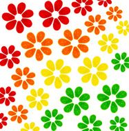 Rainbow Flowers N3