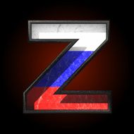 Vector Russian metal figure z N2