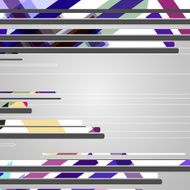 Abstract futuristic geometric shapes N90