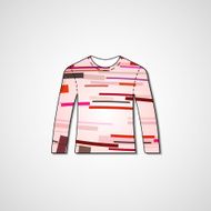 Abstract illustration on sweater N167