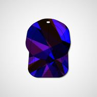 Abstract illustration on peaked cap N170