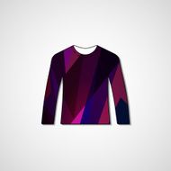 Abstract illustration on sweater N170