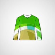 Abstract illustration on sweater N171