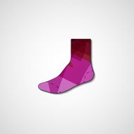 Abstract illustration on sock N171