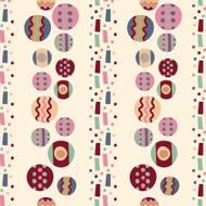 Seamless background with abstract shapes