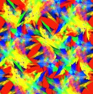 Colorful abstract background in red and yellow