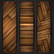 Wooden texture banner N29