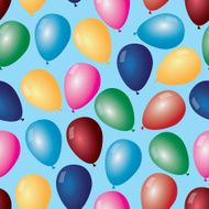 colorful balloons with helium pattern eps10 N2