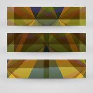 Vector banner set for your design N82