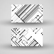 Vector business-card set for your design N157