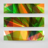 Vector banner set for your design N84