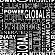 CYBER SEAMLESS BACKGROUND BLACK