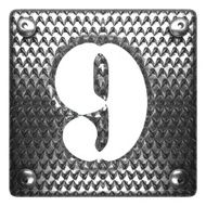 vector metal figure 9