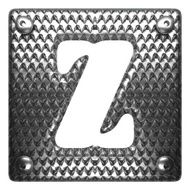 vector metal figure z