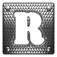 vector metal figure r