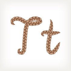 Braids hair font N16