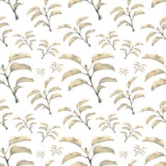 Seamless pattern with beautiful spring plants N4