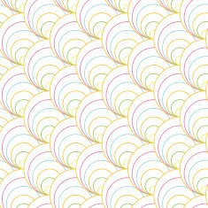 Colorful shell pattern Based on Traditional Japanese Embroidery