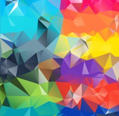 Abstract geometric background space N6