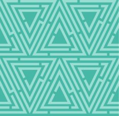 Blue seamless maze pattern N2