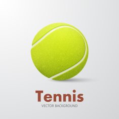 Tennis ball vector background