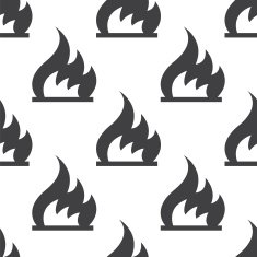 fire vector seamless pattern